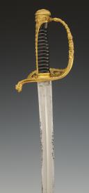 Photo 6 : SABRE D'OFFICIER DE MARINE, modèle 1853, Second Empire. 32643