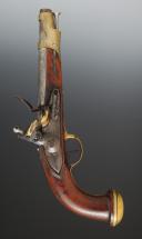 Photo 6 : OFFICER PISTOL OF THE PARIS NATIONAL GUARD, 1818-1819, inspired by the model of the Guards of the King's Bodyguard from 1816. 34639