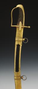 Photo 1 : SABER OF CHASSEUR À CHEVAL OR LANCERS OF THE IMPERIAL GUARD, First model, First Empire (1804-1810). 26840