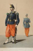 ARMAND-DUMARESQ - Uniformes de l'armée française en 1861 : Infanterie légère d'Afrique. 27996-13