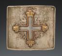 WAISTBELT PLATE FROM THE SECOND COMPANY OF THE KING'S MILITARY HOUSE MOUSQUETAIRES, KNOWN AS THE "BLACK MOUSQUETAIRES", 1814 model, First Restoration. 30089