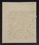 Campagne d'Espagne. LETTRE AUTOGRAPHE SIGNÉE GERBAUD adressée à MONSIEUR CROZAT, Inspecteur des Eaux-et-Forêts du département de Loir-et-Cher à Blois, Salamanque le 20 mai 1811. 18855-2