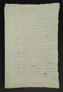 Vieille Garde. ORDRE DU JOUR MANUSCRIT SIGNÉ DU GÉNÉRAL COMTE LOUIS FRIANT, général de division, commandant la Vieille Garde, ADRESSÉ AU COLONEL BARON BOISSONNET, Arcy sur Aube, 31 janvier 1814. 18907-1