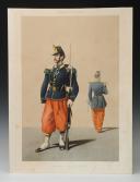 Photo 2 : ARMAND-DUMARESQ - Uniformes de l'armée française en 1861 : Infanterie légère d'Afrique. 27996-13