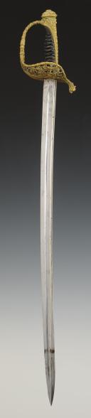 Photo 2 : SABRE D'OFFICIER DE MARINE, modèle 1853 modifié 1870, Troisième République. 32644