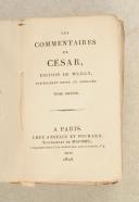 Photo 3 : CESAR. Les commentaires de César, édition de Wailly, entièrement revue et corrigée.