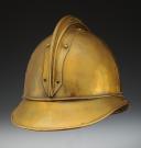 Photo 3 : CASQUE DE SAPEURS-POMPIERS DE LA SOCIÉTÉ DMC (DOLLFUS-MIEG COMPAGNIE), type 1885, Troisième République. 24518
