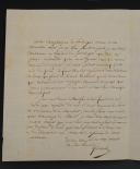 Photo 3 : Campagne d'Espagne. LETTRE AUTOGRAPHE SIGNÉE GERBAUD adressée à MONSIEUR CROZAT, Inspecteur des Eaux-et-Forêts du département de Loir-et-Cher à Blois, Salamanque le 20 mai 1811. 18855-2