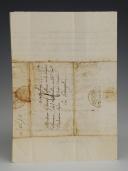 Photo 3 : SIGNED LETTER FROM FREDERIC KOCH, stationed in Madrid on September 23, 1810, ADDRESSED TO HIS COMMANDER GLAIZE of the 25th Light Infantry Regiment (Portugal). 18857-5