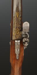 Photo 3 : PISTOLET À SILEX D'OFFICIER, Premier Empire. 33740