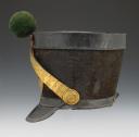 Photo 4 : SHAKO DU 119ème RÉGIMENT DE VOLTIGEURS D'INFANTERIE DE LIGNE, type 1812, Premier Empire. 30240
