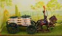 Photo 4 : LEAD FIGURINES CBG MIGNOT: ARTILLERY TRAIN (wheel transport), First Empire, 20th-century production. 30519