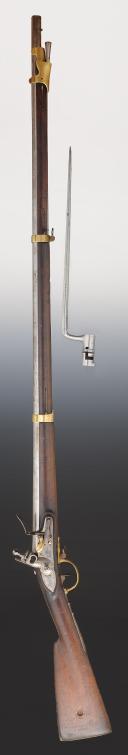 Photo 12 : RIFLE OF THE HUNDRED SWISS GUARDS OF THE KING'S MILITARY HOUSEHOLD, first type 1814, Restoration period. 29981