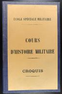 Photo 1 : ÉCOLE SPECIALE MILITAIRE: COURS D'HISTOIRE MILITAIRE - CROQUIS