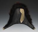 CHAPEAU BICORNE DE MOUSQUETAIRES DE LA MAISON MILITAIRE DU ROI, seconde compagnie « MOUSQUETAIRES NOIRS », pour la grande tenue, modèle 1814, Restauration. 30043