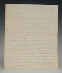 SIGNED AUTOGRAPH LETTER BY ELISEE TERSON TO HIS FRIEND ANTOINE LOUP, residing in Revel, Paris February 3, 1813. 18856-8