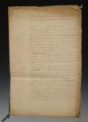Document manuscrit : « OBSERVATIONS SUR L'ORDONNANCE DU 10 MARS 1729 CONCERNANT L'HABILLEMENT », 33184-1
