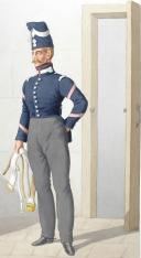 Photo 2 : 1830. Garde Royale. Cuirassiers (2e Régiment). Cuirassier, Brigadier-Fourrier.