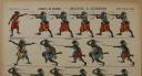 Photo 3 : PELLERIN - " Combats au Dahomey - Amazones & Guerriers  " - Imagerie d'Épinal - n° 244