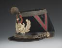 Photo 3 : SHAKO MOBILE GENDARME TROUPE, model 1872, Third Republic. 28304