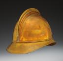 Photo 3 : FIREFIGHTER NON-COMMISSIONED OFFICER HELMET FROM THE MUNICIPALITY OF PAMPROUX, 1895 pattern, Third Republic. 24534