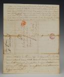 Photo 3 : SIGNED AUTOGRAPH LETTER BY ELISEE TERSON TO HIS FRIEND ANTOINE LOUP, residing in Revel, Paris February 3, 1813. 18856-8