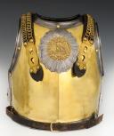 Photo 3 : CASQUE ET CUIRASSE TROUPE DE CARABINIERS DE LA GARDE IMPÉRIALE, modèle 1858, Second Empire. 32152