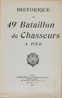 Photo 4 : LAVAUZELLE - " 2ème régiment d'Infanterie Coloniale - 49ème Bataillon de chasseurs à pied - 119ème Régiment d'Infanterie Coloniale" - Lot de 3 livrets - 1920 - 1921