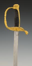 Photo 7 : SABRE D'OFFICIER SUPÉRIEUR DE MARINE, modèle 1853 modifié 1870, Troisième République. 32646