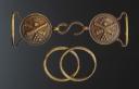 ARTILLERY BELT BUCKLES FOR CAVALRY TROOPS, 1833 model, July Monarchy - Second Empire. 27709