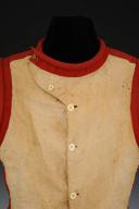 Photo 2 : GILET MATELASSURE POUR CUIRASSE D'OFFICIER DE CUIRASSIERS, Second Empire - Troisième République. 27054-2
