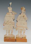 Photo 2 : IMPERIAL GUARD HONOR GUARDS FIRST EMPIRE: SOLDIERS OF STRASBOURG CARDBOARD FIGURINE GOUACHE PAINTED BY THE WURTZ FAMILY, SECOND THIRD OF THE 19TH CENTURY, AROUND 1815-1848. 31156-17