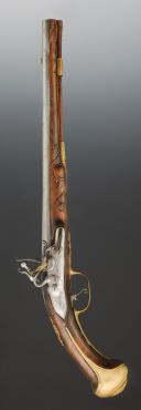 Photo 2 : Hussar officer's holster pistol. Former Monarchy, first quarter of the 18th century, reigns of Louis XIV - Louis XV. 34606.