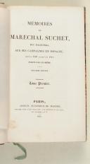 Photo 2 : SUCHET. Mémoires du Maréchal Suchet. 2e édition.