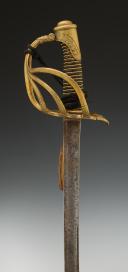 Photo 4 : SABRE D'OFFICIER DE CAVALERIE LÉGÈRE, modèle 1822, Restauration. 33781