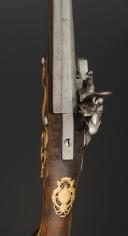 Photo 4 : Hussar officer's holster pistol. Former Monarchy, first quarter of the 18th century, reigns of Louis XIV - Louis XV. 34606.