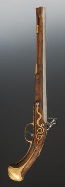 Photo 5 : Hussar officer's holster pistol. Former Monarchy, first quarter of the 18th century, reigns of Louis XIV - Louis XV. 34606.