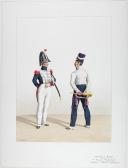 1824. Garde Royale. Infanterie. (1er Régiment), Fusiliers, Clairon de Voltigeurs.