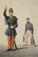 ARMAND-DUMARESQ - Uniforms of the French army in 1861: Line infantry, rifleman. 27996-15