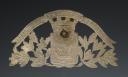 Photo 2 : PLAQUE DE CASQUE DE SOUS-OFFICIER DE SAPEURS-POMPIERS DE LA COMMUNE DE LA ROCHELLE, type 1933, Troisième République. 25375-21