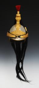 Photo 2 : CASQUE D'OFFICIER DE LA GARDE RÉPUBLICAINE À CHEVAL, modèle 1876, Troisième République. 29567R