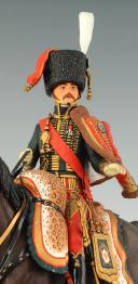 Photo 2 : GEORGES FOUILLÉ, official Marine painter (1909-1994): CAVALIER, EUGÈNE DE BEAUHARNAIS in the uniform of a colonel general of the Chasseurs à Cheval of the Imperial Guard of the First Empire, 20th century. 247-28020JC