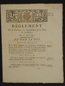 Photo 2 : LOT DE DEUX DOCUMENTS : LOI RELATIVE AUX COLONELS & LIEUTENANS-COLONELS DE TOUTES LES ARMES DU 23 FÉVRIER 1791 et RÉGLEMENT SUR LA FORMATION, LES APPOINTEMENTS & LA SOLDE DES CARABINIERS DU 1er AVRIL 1791, Imprimerie Royale Paris 1791. 18915-16