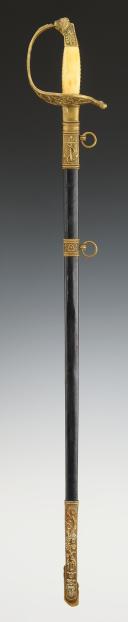 Photo 2 : SABRE D'OFFICIER DE LA MARINE ARGENTINE, Fin XIXème siècle. 32685