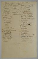 Photo 3 : Émigrés. Armée de Condé. CERTIFICAT DÉLIVRÉ AU CHEVALIER DE CROTTAT PAR LES OFFICIERS ET CHASSEURS NOBLES DE LA 1ère COMPAGNIE, Neubourg en Brisgau le 31 janvier 1797. 18913-17