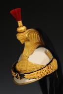 Photo 3 : CASQUE D'OFFICIER DE LA GARDE RÉPUBLICAINE À CHEVAL, modèle 1876, Troisième République. 29567R