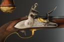 Photo 3 : PAIRE DE PISTOLETS DES GARDES DU CORPS DE LA MAISON MILITAIRE DU ROI, second modèle 1816, Restauration. 30083
