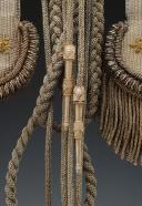 Photo 4 : PAIR OF EPAULETTES AND AIGUILLETTES, BELONGING TO PESCHART D'AMBLY, OF THE 2nd BRIGADE OF THE SECOND COMPANY OF THE MOUSQUETAIRES OF THE KING'S MILITARY HOUSEHOLD (Black Musketeers), Restoration period. 30047.