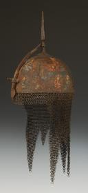 Photo 4 : CASQUE ORIENTAL D'ARCHER, DIT KULAH KHUD, Empire Ottoman, XIXème siècle. 32291