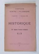 Photo 1 : Historique du 137ème Régiment territorial d’Infanterie 